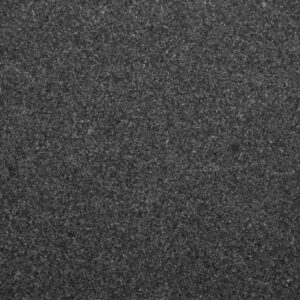 Close up slab photo of honed Absolute Black Granite showing a deep black tone with a smooth matte finish and subtle natural texture.