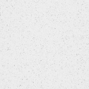 Close-up of a white Quartz surface showing fine speckling and a smooth, uniform finish